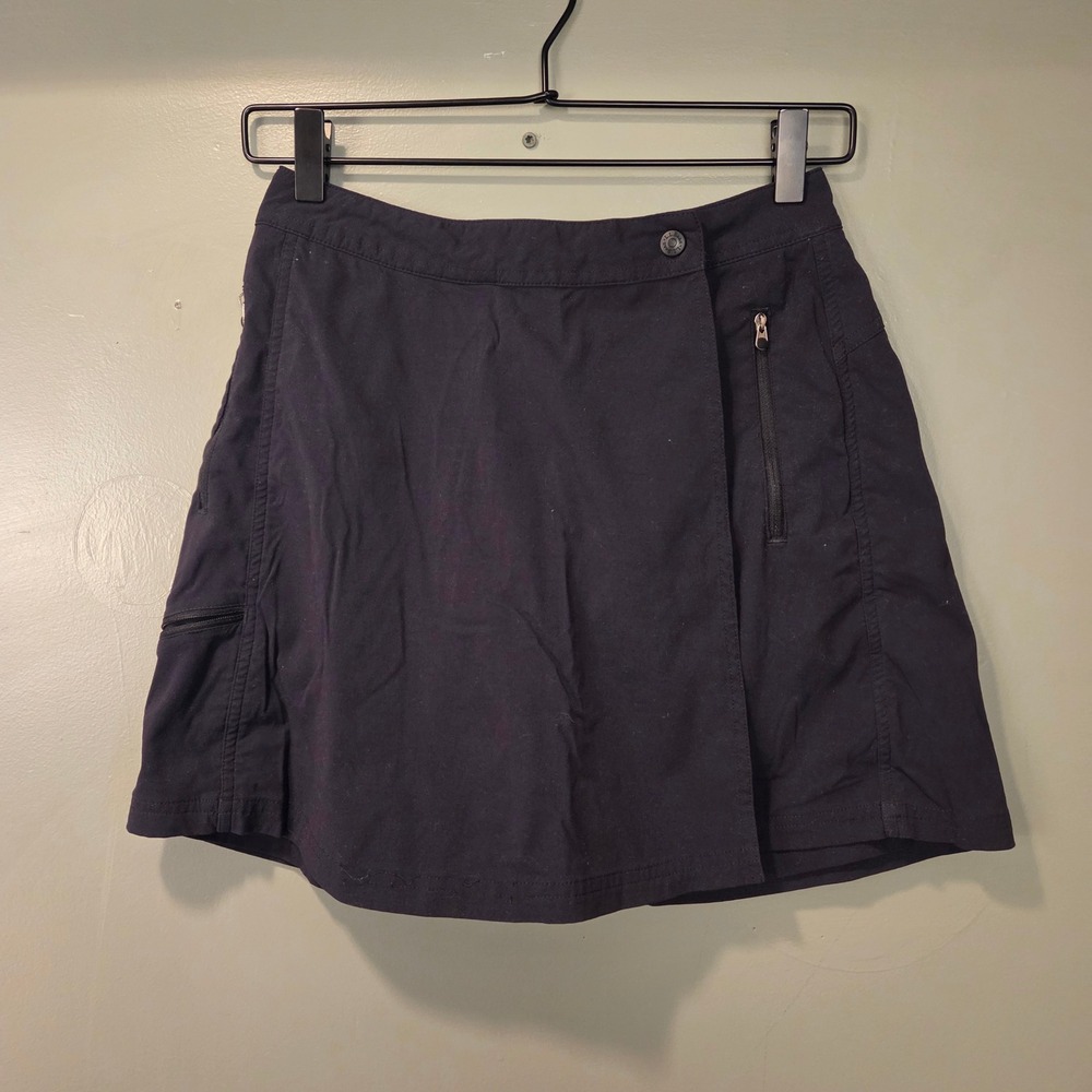 L.L. Bean‎ Comfort Trail Skort Pockets Hiking Outdoors, Misses Size 4, Black